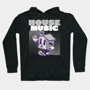 HOUSE MUSIC  - Character (grey) Hoodie